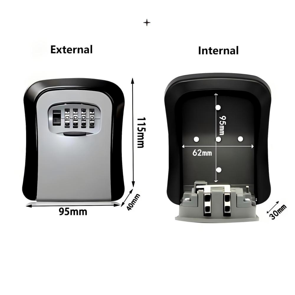 Safe Box Digital - Wall Mount Key Lock Box 4