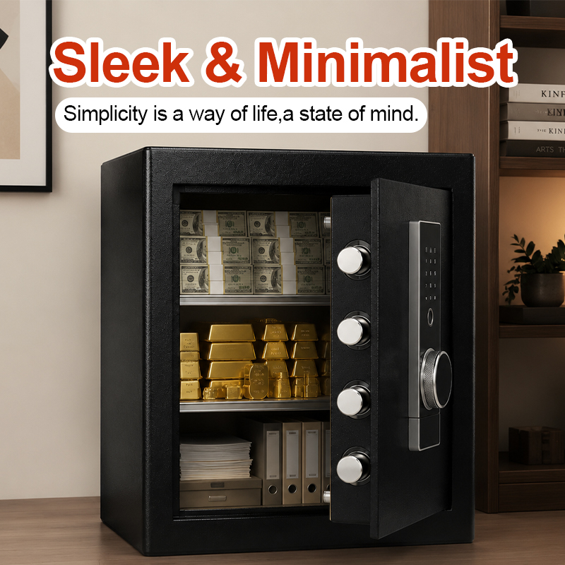Safe Box Digital - Biometric Fingerprint Safe Box, Digital Keypad