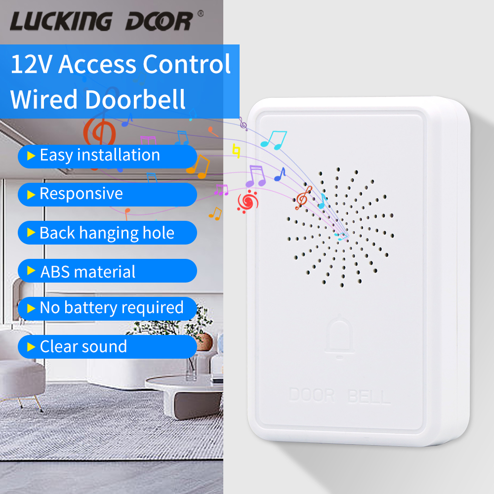 Home Security Ring System - Wired Doorbell DC12V Access Control Door
