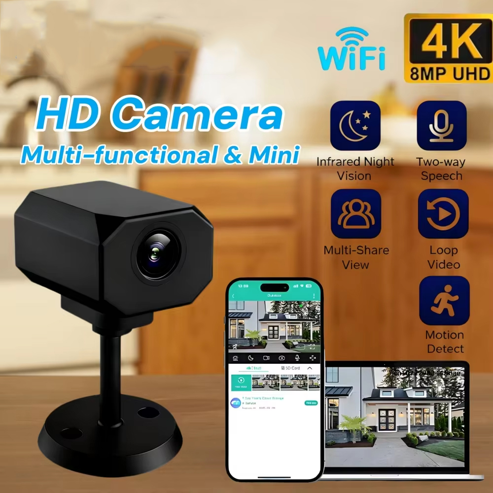 4K HD WiFi Security Camera for - Home Security Business recension och pris