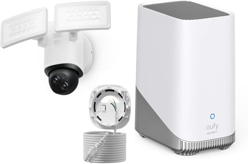 Outdoor Floodlight Camera with - Home Security No Monthly Fee recension och pris