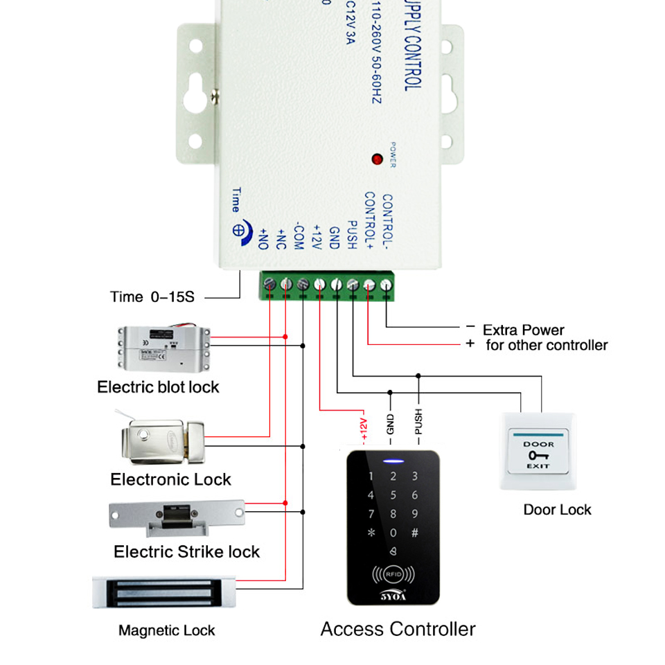 DC12V Fail Safe NC Electric Dr - Safe Box Digital recension och pris