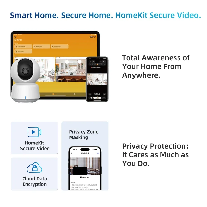 Original Aqara Smart Camera E1 - Home Security Camera Installation recension och pris