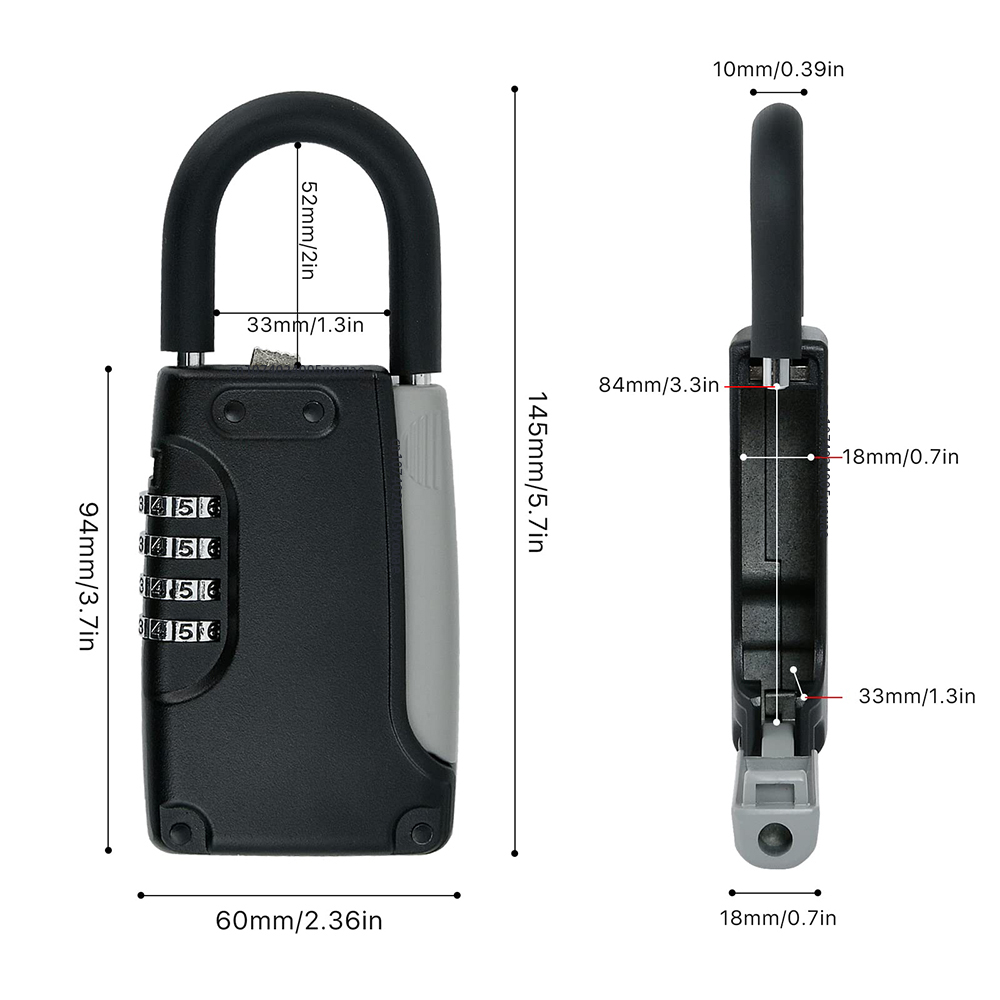 Padlock Key Lock Box Small Com - Safe Box Digital recension och pris