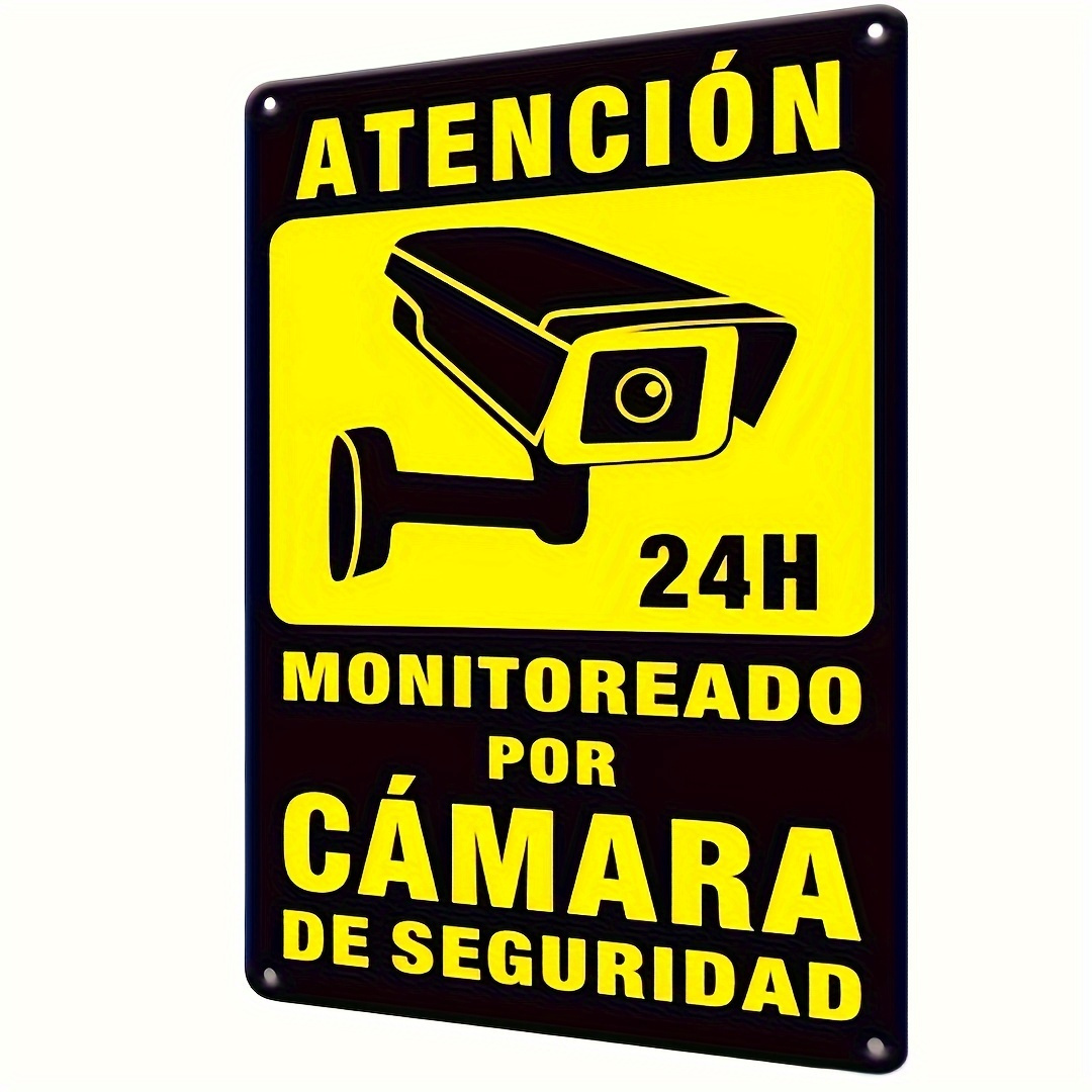 24 Hour Surveillance Warning M - Home Security Logo recension och pris
