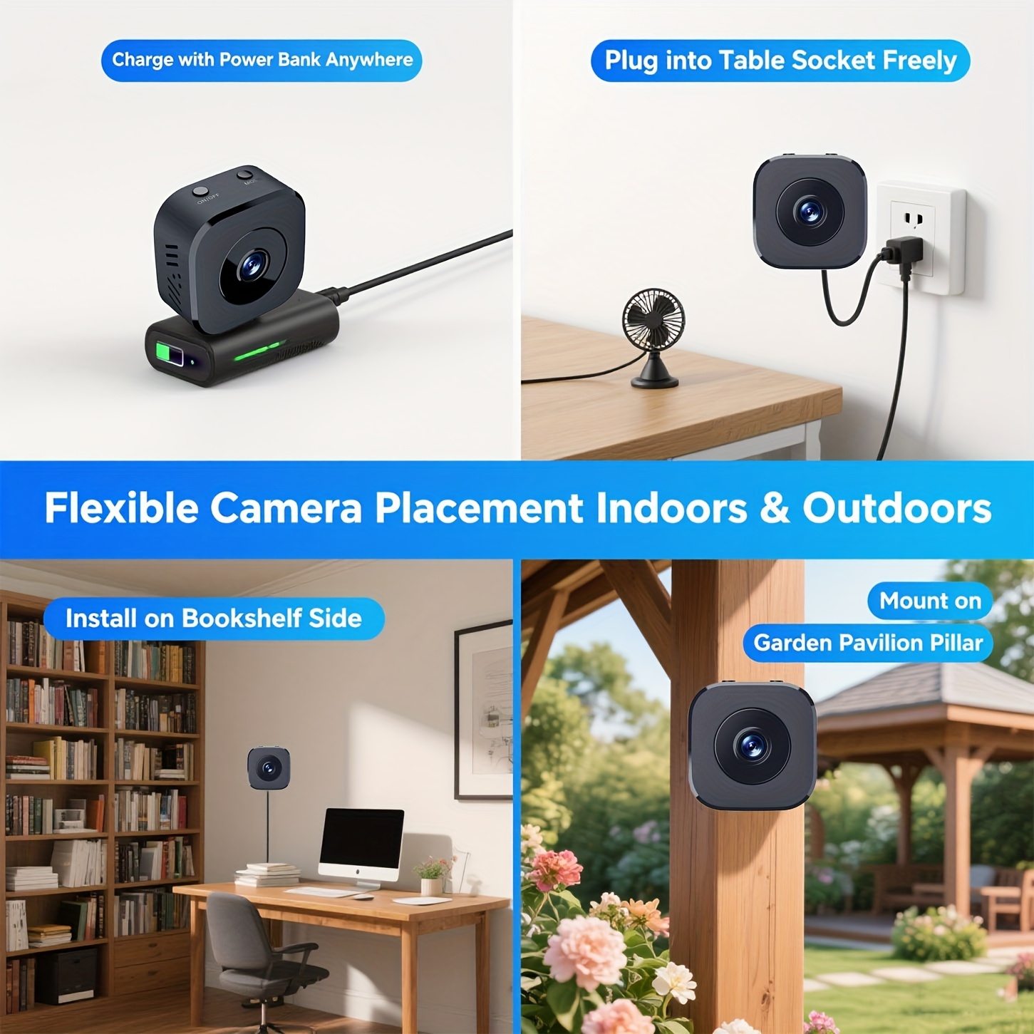 1080P HD Mini WiFi Camera Indo - Home Security And Monitoring recension och pris