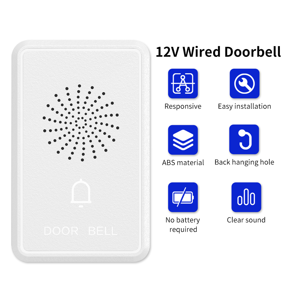 Wired Doorbell DC12V Access Co - Home Security Ring System recension och pris