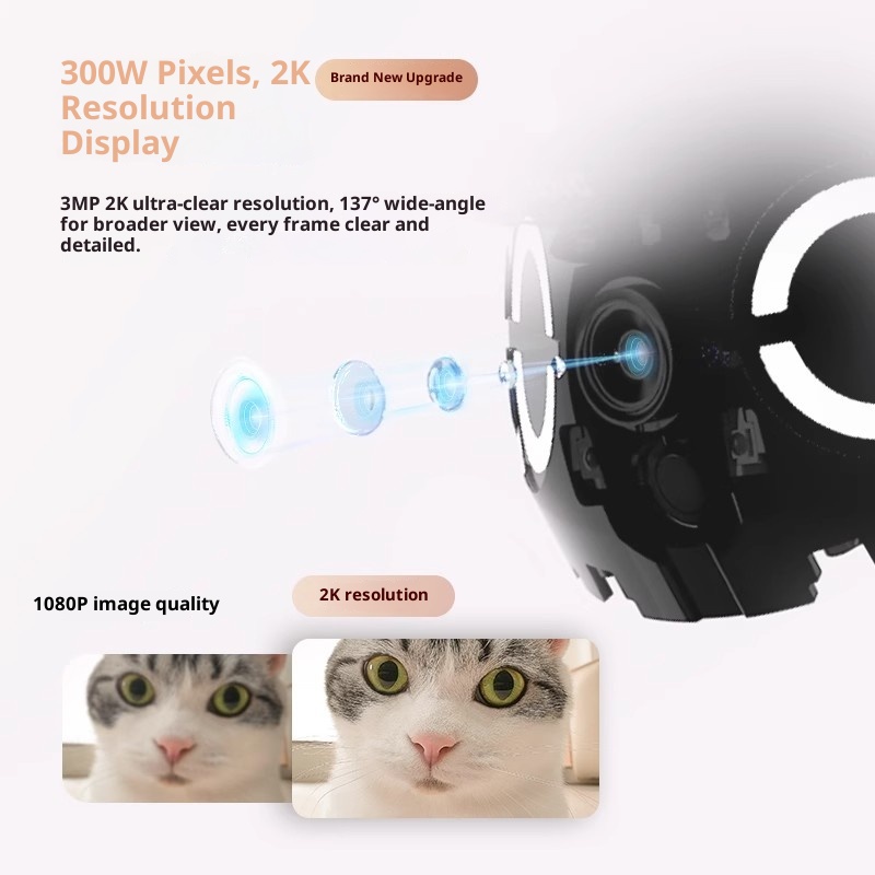 Enabot ROLA Mini Smart Robot I - Home Security And Monitoring recension och pris