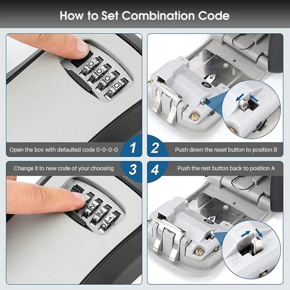 Wall-Mounted Key Storage Box P - Safe Box Digital recension och pris