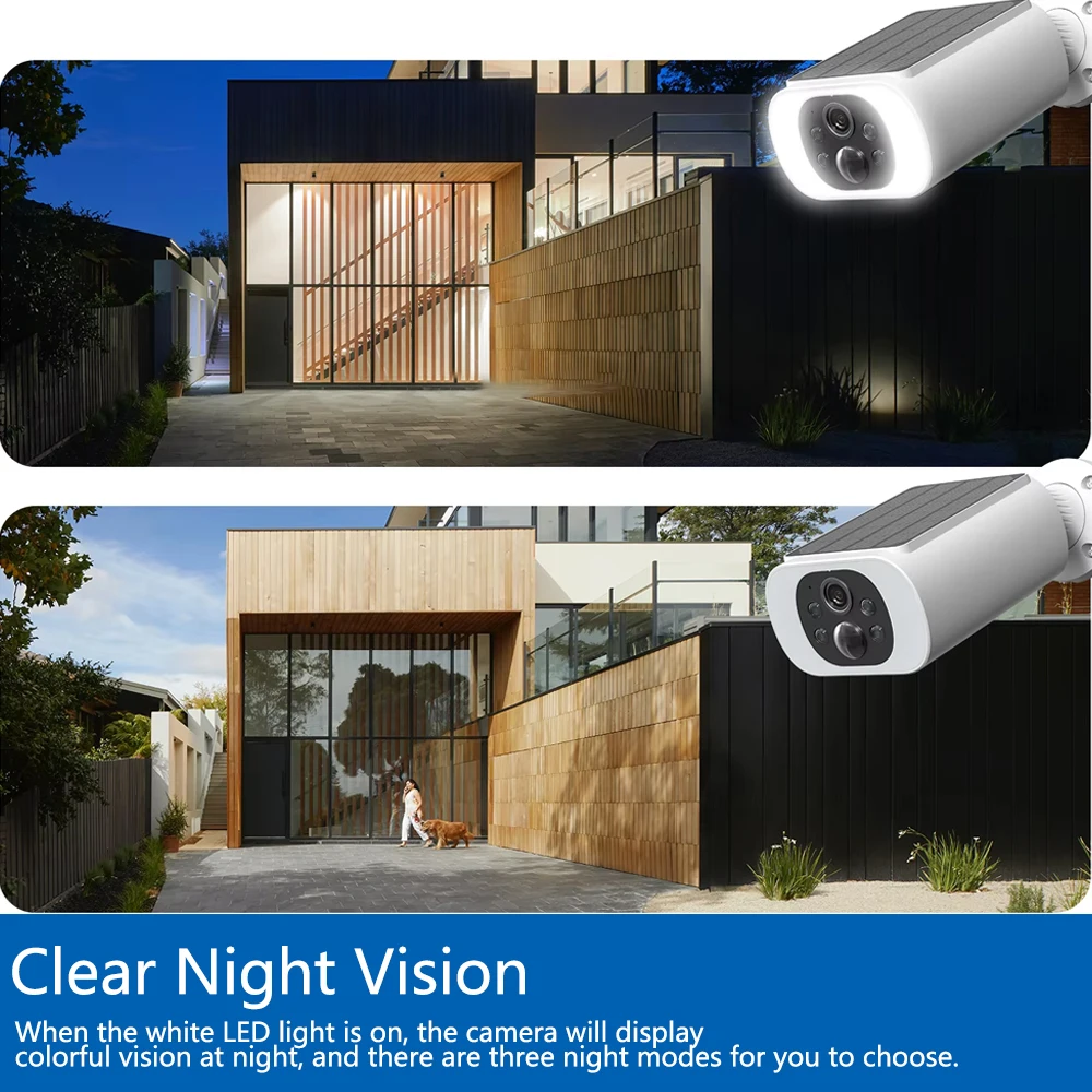 Tuya 5MP Solar Security Camera - Home Security Camera Installation recension och pris