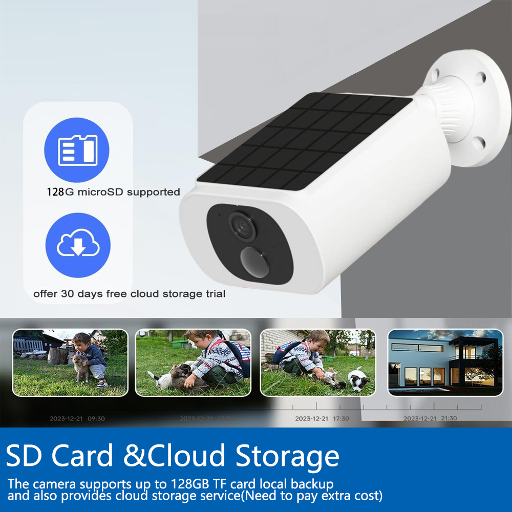 Tuya 5MP Solar Security Camera - Home Security Camera Installation recension och pris